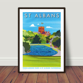 St Albans, Verulamium Park Giclee Print, 2 of 3
