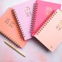 Personalised | Academic Mid Year 23 24 Diary | Pinks, thumbnail 1 of 12