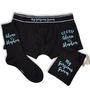 Personalised Groom's Date And Names Underwear Gift Set, thumbnail 7 of 11