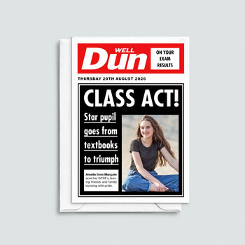 Personalised Exam Results Card, 3 of 3