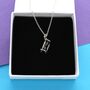 Hour Glass Charm Necklace, thumbnail 1 of 2