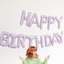 Pastel Purple Happy Birthday Balloon Kit, thumbnail 1 of 2