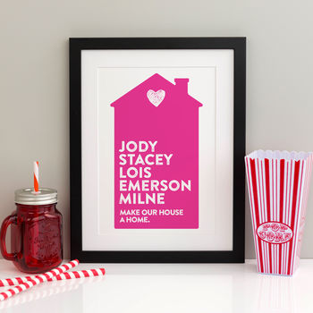 Personalised Family Print, 5 of 9