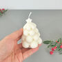 White Christmas Tree Candle And Christmas Decoration, thumbnail 6 of 12