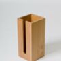 Solid Natural Oak Contemporary Roll Holder, thumbnail 2 of 3