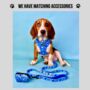 Blue Polka Dot Dog Bow Tie, thumbnail 3 of 3