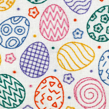 Easter Egg Bonanza Embroidery Kit, 4 of 9