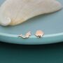 Mismatched Mermaid And Seashell Stud Earrings In Sterling Silver, thumbnail 8 of 12