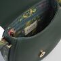 Into The Woods Green Saddle Bag, thumbnail 4 of 5