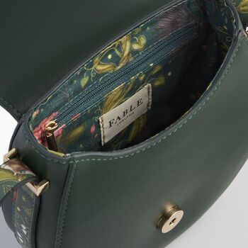 Into The Woods Green Saddle Bag, 4 of 5