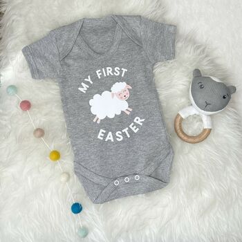 My First Easter Cute Lamb Babygrow, 2 of 7
