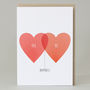 'You + Me = Happiness' Love Heart Card, thumbnail 1 of 2