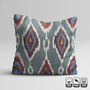 Hand Woven Multicoloured Ikat Cushion Cover, thumbnail 8 of 10