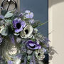 Parma Violets Faux Flowers Wreath, thumbnail 3 of 3