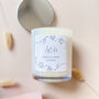 Minimal Wedding Candle – Personalised Couple Keepsake Gift, thumbnail 6 of 8
