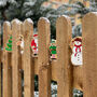 Set Of Six Wooden Toy Christmas Characters, thumbnail 2 of 6