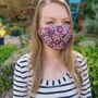 Liberty Ditsy Print Fabric Washable Reusable Face Mask, thumbnail 2 of 12