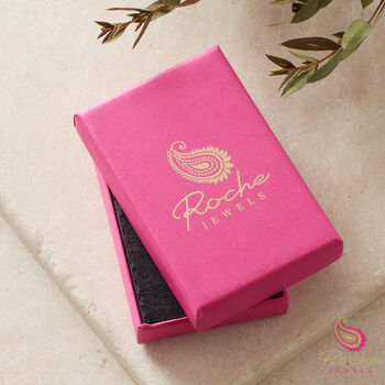 Tourmaline Flower Gold Plated Studs, 11 of 12