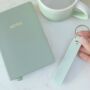 Christmas Gift For Her – Luxury Green Set With Notebook, Purse, Keyring And Festive Socks, thumbnail 5 of 11