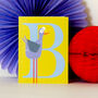 Mini B For Bird Card, thumbnail 3 of 4