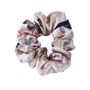 Silk Scrunchie Fleur Japonaise Pink, thumbnail 6 of 8