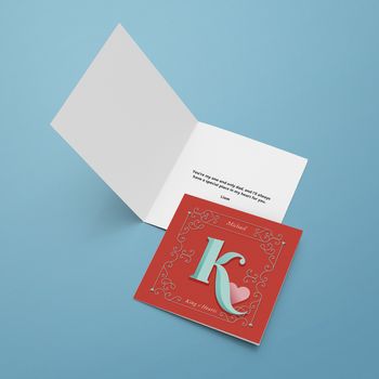 King Of Hearts: Personalised Card For Dad, 2 of 2