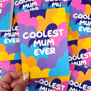 Mum Birthday Card 'Coolest Mum Ever', 5 of 6