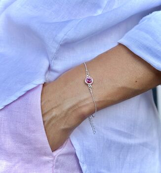 October Birthstone Set Bracelet And Necklace, 2 of 7