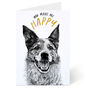 You Make Me Happy Dog Card, thumbnail 1 of 6