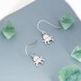 Sterling Silver Octopus Drop Hook Earrings, thumbnail 4 of 11