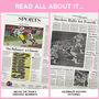 Pittsburgh Steelers Personalised Gift Newspaper Book, thumbnail 5 of 10