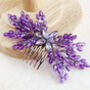 Purple Bow Crystal Headpiece, thumbnail 3 of 4