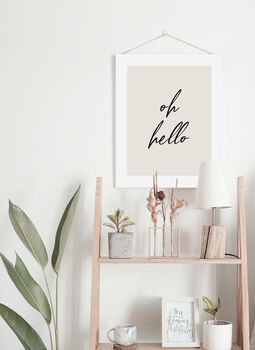 Oh Hello Wall Print, 2 of 5