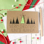 Personalised Merry Christmas Card With Christmas Tree, thumbnail 3 of 6