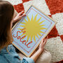 Le Soleil Illustrated Sun Giclee Print, thumbnail 3 of 12