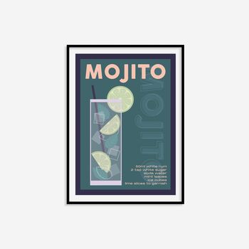 Mojito Cocktail Print, 7 of 10