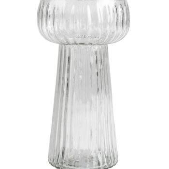 Ribbed Glass Hyacinth Vase, 3 of 4
