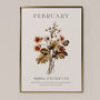 Birth Flower Print 'Primrose' For February, thumbnail 6 of 9