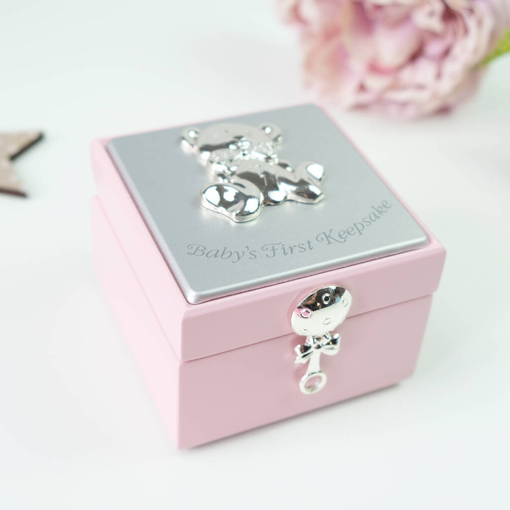 Pink Baby Keepsake Box By D Caro | notonthehighstreet.com