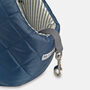 Navy Quilted Pet Carrier, thumbnail 3 of 4