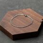 Silver 3mm Thin Figaro Chain Bracelet For Men And Women, thumbnail 10 of 12