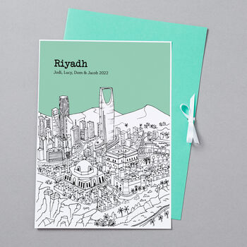 Personalised Riyadh Print, 4 of 9