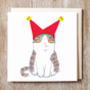 Christmas Cards Packs Cats In Hats Assortment Sets, thumbnail 8 of 12