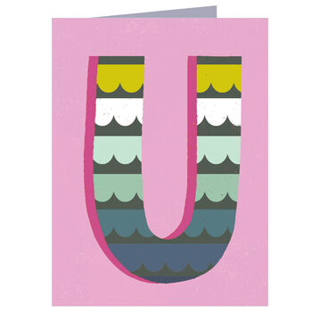 Mini U Alphabet Card, 2 of 5