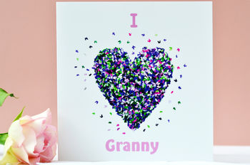 We Love Granny Butterfly Birthday Card, 6 of 9