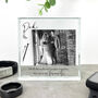 Personalised Favourite Walk Dad Photo Solid Glass Token, thumbnail 2 of 6