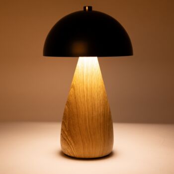 Blue Oak Mushroom Rechargeable Lamp, 3 of 4