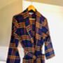 Dressing Gown In Check Brushed Cotton, thumbnail 7 of 12