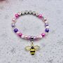 Personalised Bee/Owl Charm Bracelet, thumbnail 5 of 10