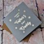 Personalised Gold Foiled 1st Father's Day Card, thumbnail 3 of 3
